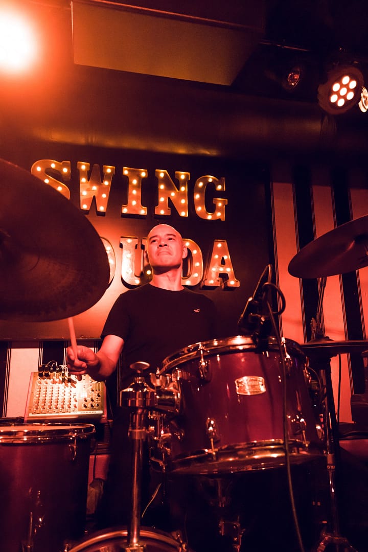 drummer live muziek pianoshow swing gouda